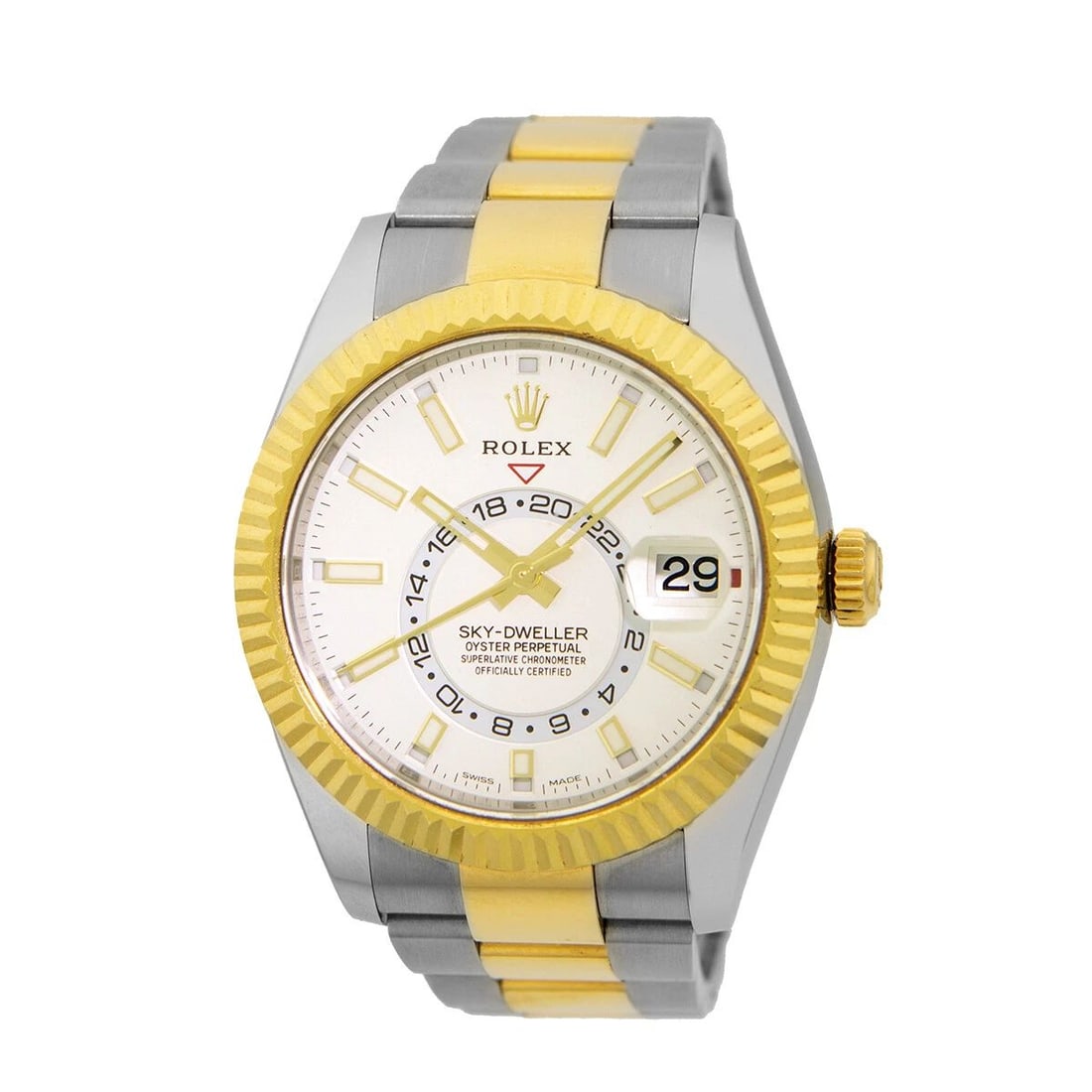 ROLEX STEEL & 18K YELLOW GOLD 42MM SKY DWELLER 326933 WARRANTY 2019 BOX MINTY: ROLEX STEEL & 18K YELLOW GOLD 42MM SKY DWELLER 326933 WARRANTY 2019 BOX MINTY ROLEX Stainless Steel & 18K Yellow Gold 42mm Sky Dweller 326933 Warranty 2019 Box Gent's Stainless Steel & 18K Yellow Gold