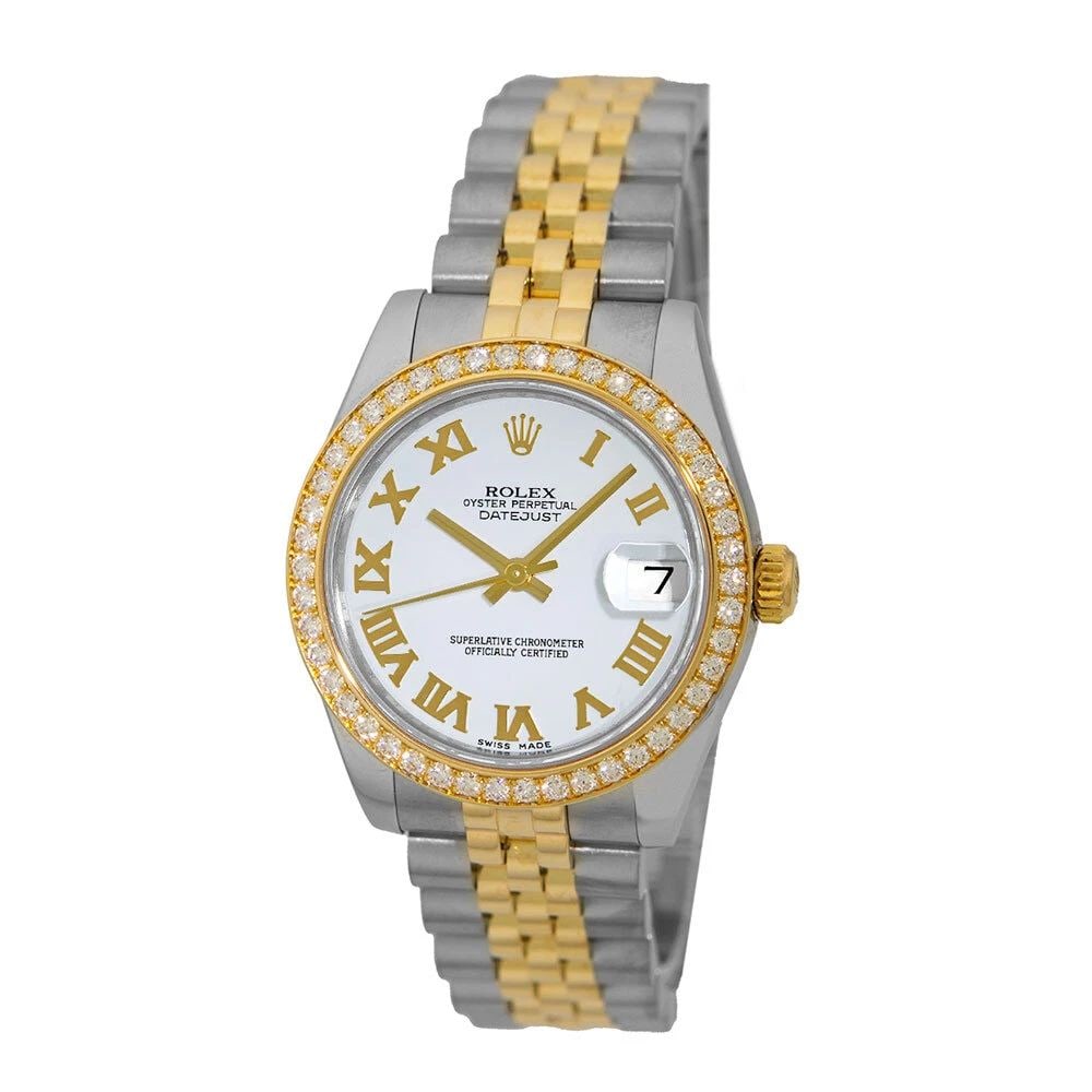 ROLEX STAINLESS STEEL & 18K YELLOW GOLD 31MM DATEJUST 178383 WARANTY MINTY 2015: ROLEX STAINLESS STEEL & 18K YELLOW GOLD 31MM DATEJUST 178383 WARANTY MINTY 2015 ROLEX Stainless Steel & 18K Yellow Gold 31mm Datejust 178383 Box Waranty Pre-Owned Stainless Steel and 18K Yellow Gold 3