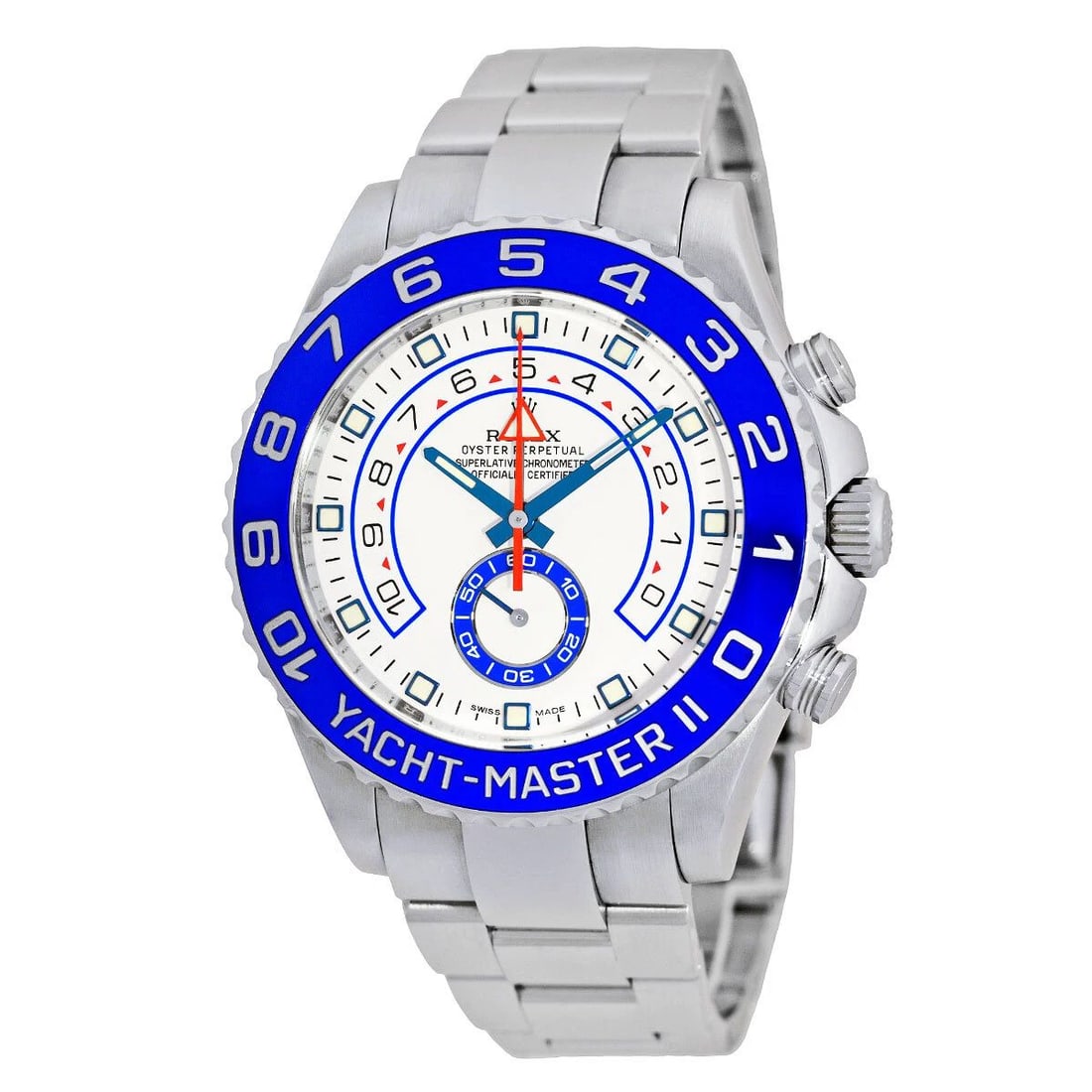 ROLEX STAINLESS STEEL 44MM YACHT-MASTER II 116680 WARRANTY BOX MINTY 2019: ROLEX STAINLESS STEEL 44MM YACHT-MASTER II 116680 WARRANTY BOX MINTY 2019 ROLEX Stainless Steel 44mm Yacht-Master II 116680 MINTY Warranty 2019 Box Pre-Owned Gent's Stainless Steel 44mm Rolex "Yachtma