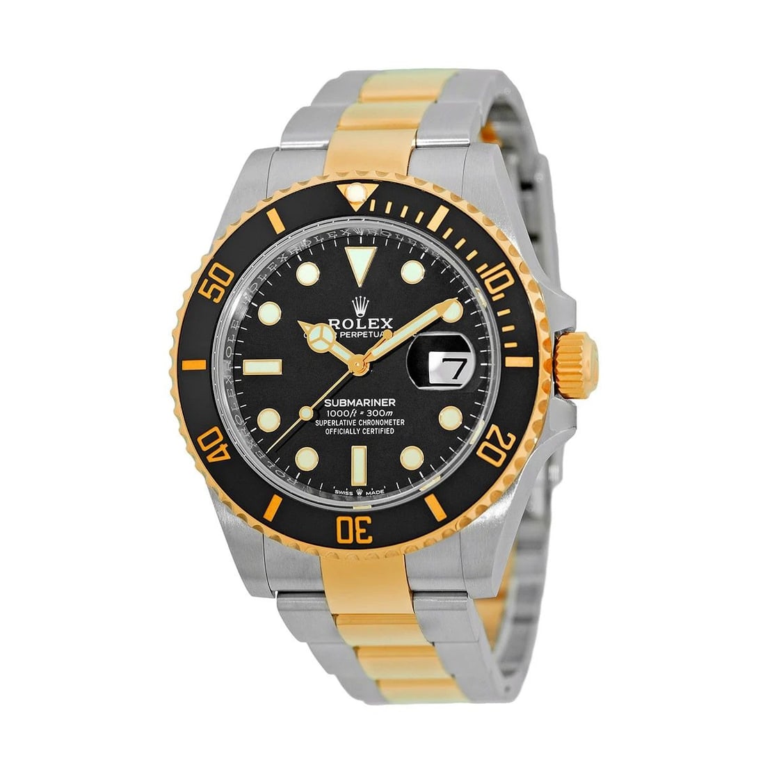 ROLEX STAINLESS STEEL & 18K YELLOW GOLD 41MM SUBMARINER 126613LN BOX WARRANTY: ROLEX STAINLESS STEEL & 18K YELLOW GOLD 41MM SUBMARINER 126613LN BOX WARRANTY BRAND: Rolex Model: Submariner Date Reference No: 126613LN Gender: Gent’s Movement: Handmade Swiss Chronometer Certified
