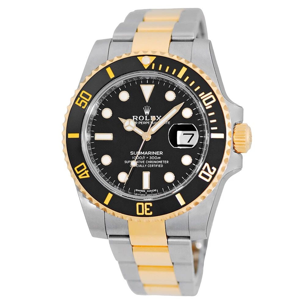 ROLEX STEEL 18K YELLOW GOLD 40MM SUBMARINER BLACK CERAMIC 116613 2017 WARRANTY: ROLEX STEEL 18K YELLOW GOLD 40MM SUBMARINER BLACK CERAMIC 116613 2020 WARRANTY ROLEX Steel 18K Yellow Gold Submariner Black Ceramic 116613 Random Serial Gent's Stainless Steel & 18K Yellow Gold Rolex 