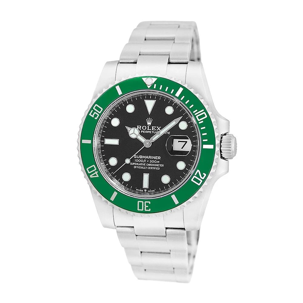 ROLEX STAINLESS STEEL 41MM GREEN BEZEL SUBMARINER 126610LV BOX WARRANTY 2024: ROLEX STAINLESS STEEL 41MM SUBMARINER 126610LV STARBUCKS BOX WARRANTY 2022 MINTY ROLEX Stainless Steel 41mm Submariner 126610LV Starbucks Box Warranty 2022 MINTY Pre-Owned Gent's Stainless Steel 41mm 