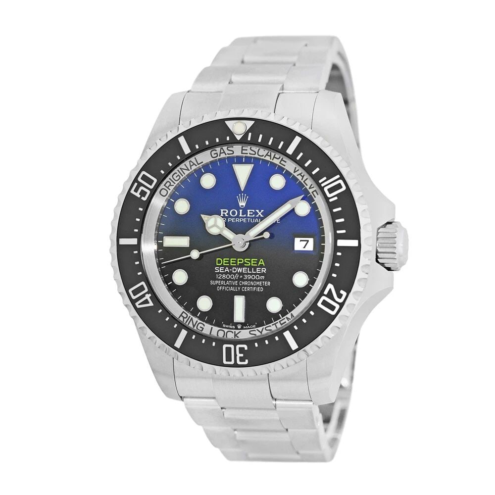 ROLEX STAINLESS STEEL 44MM DEEPSEA CAMERON D-BLUE 136660 BOX WARANTY 2023: ROLEX STAINLESS STEEL 44MM DEEPSEA CAMERON D-BLUE 136660 BOX 2023 WARANTY UNWORN ROLEX Stainless Steel 44mm "DEEPSEA" Cameron Deep Blue 136660 Box Warranty UNWORN Gent's Stainless Steel 44mm Rolex Sea
