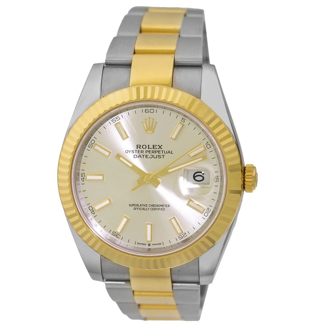 ROLEX STAINLESS STEEL & 18K YELLOW GOLD 41MM ROLEX DATEJUST 126333 WARRANTY 2023: ROLEX STAINLESS STEEL & 18K YELLOW GOLD 41MM ROLEX DATEJUST 126333 WARRANTY 2023 ROLEX Stainless Steel & 18K Yellow Gold 41mm Rolex Datejust 126333 Warranty 2023 Pre-Owned Gent's Stainless Steel & 18K