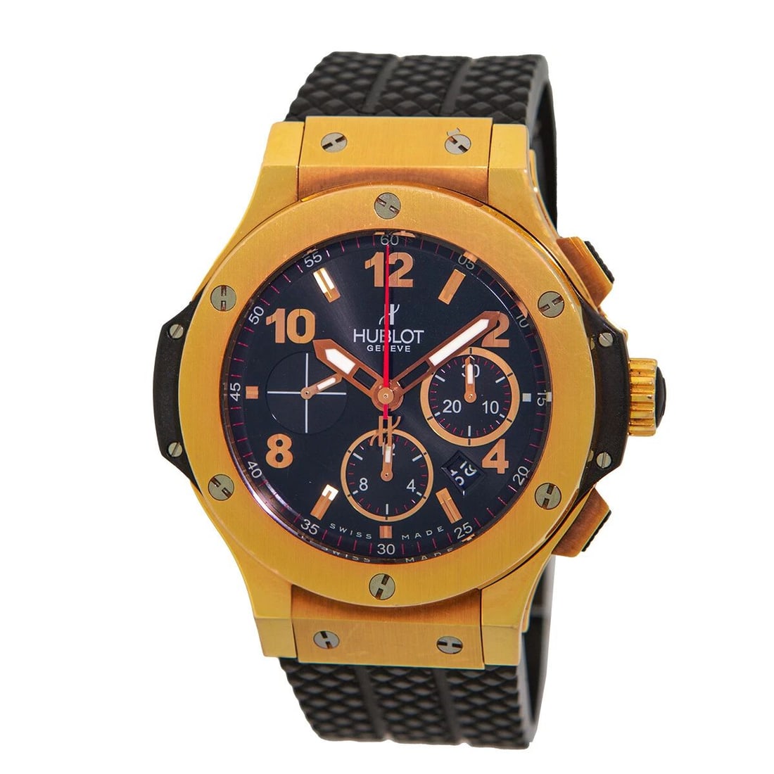 HUBLOT 18K ROSE GOLD 44MM BIG BANG CHRONOGRAPH 301.PX.130.RX BOX WARRANTY MINTY (1 of 2)