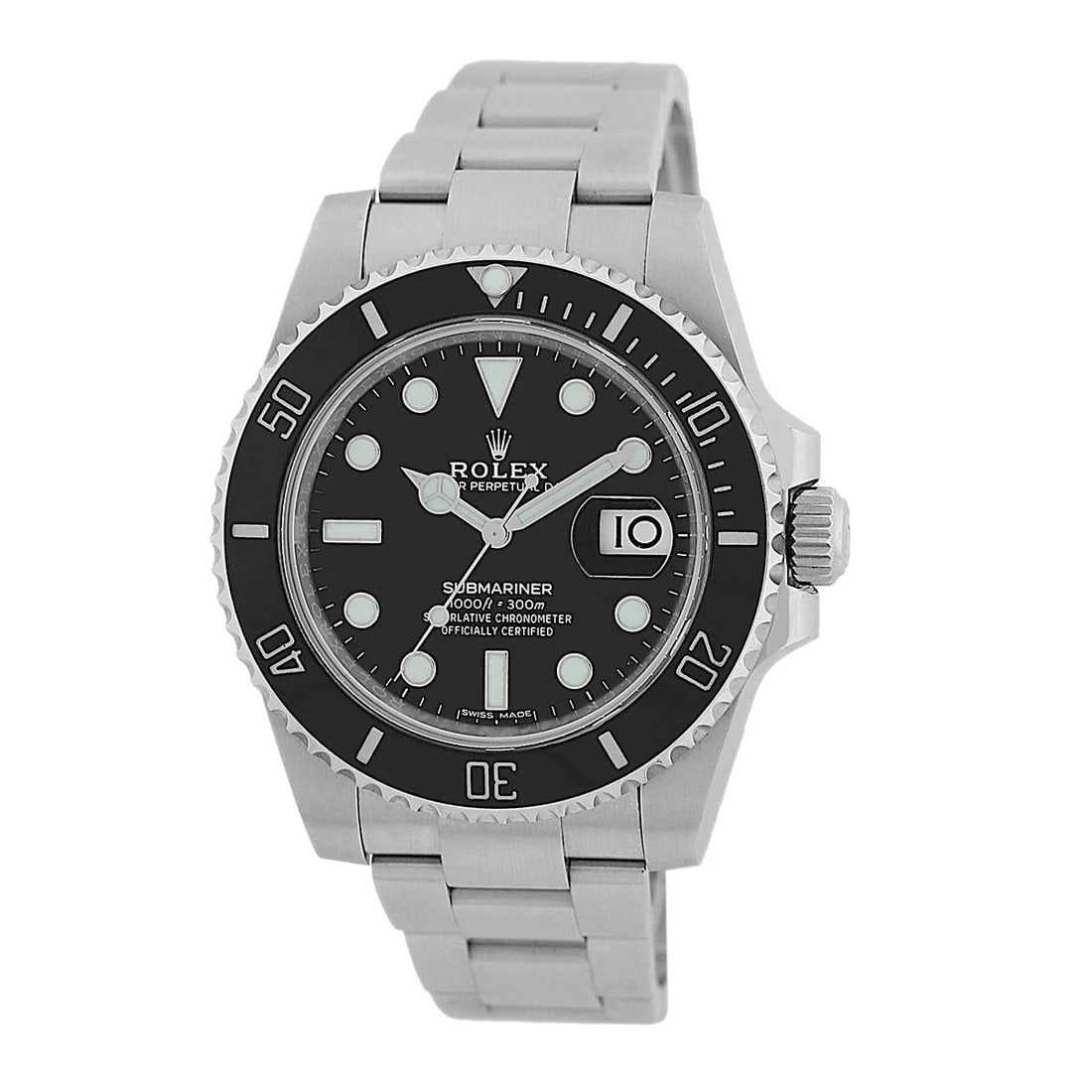 ROLEX STAINLESS STEEL 40MM CERAMIC SUBMARINER DATE 116610LN 2020 BOX WARRANTY: ROLEX STAINLESS STEEL 40MM CERAMIC SUBMARINER DATE 116610LN 2020 BOX WARRANTY ROLEX Stainless Steel 40mm Ceramic Submariner Date 116610 LN 2020 Box Warranty Pre-Owned Gent's Stainless Steel 40mm Rolex