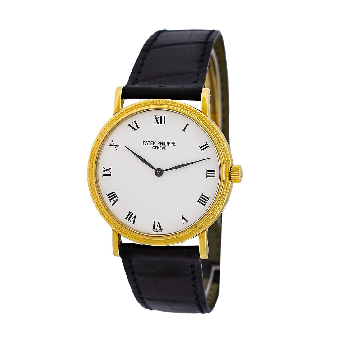 PATEK PHILIPPE 18K YELLOW GOLD 33MM CALATRAVA REF.# 3992J AUTOMATIC BOX WARRANTY (1 of 2)