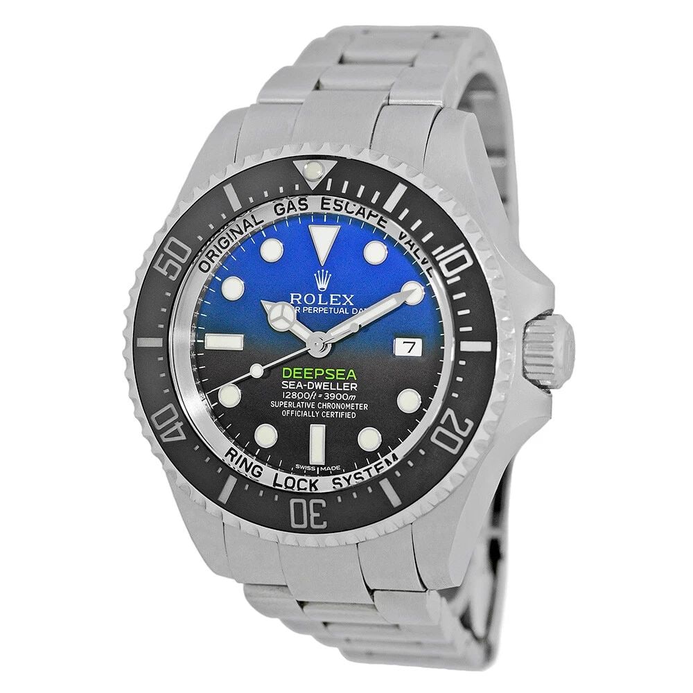 ROLEX STAINLESS STEEL 44MM DEEPSEA CAMERON DEEP BLUE 116660 BOX WARRANTY MINTY: ROLEX STAINLESS STEEL 44MM DEEPSEA CAMERON DEEP BLUE 116660 BOX WARRANTY MINTY ROLEX Stainless Steel 44mm "DEEPSEA" Cameron Deep Blue 116660 Box Warranty Pre-Owned Gent's Stainless Steel 44mm Rolex Se