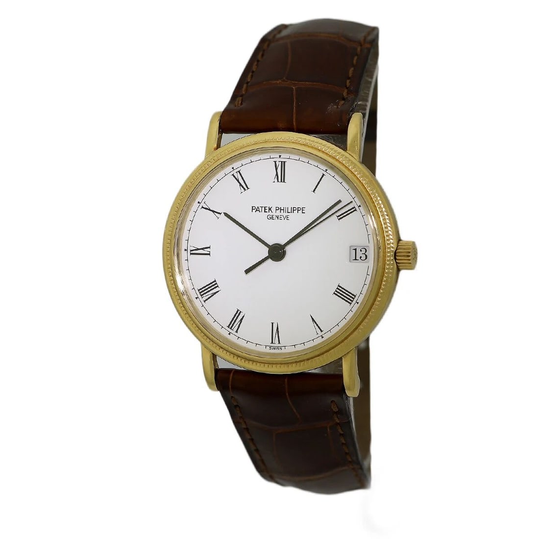 PATEK PHILIPPE 18K YELLOW GOLD 3802 CALATRAVA 3802/200 J WARRANTY BOX MINTY: PATEK PHILIPPE 18K YELLOW GOLD 3802 CALATRAVA 3802/200 J WARRANTY BOX MINTY PATEK PHILIPPE 18K Yellow Gold 33mm Ref # 3802 "Calatrava". Warranty Box MINTY Gent's 18K Yellow Gold 33mm Patek Philippe Re