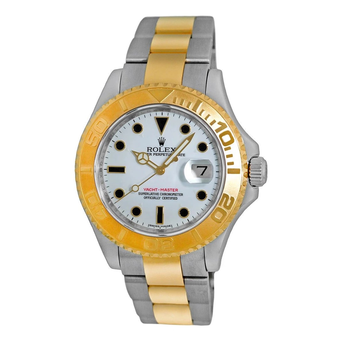 ROLEX STAINLESS & 18K YELLOW GOLD 40MM YACHT-MASTER 16623 BOX WARRANTY 2014: ROLEX STAINLESS & 18K YELLOW GOLD 40MM YACHTMASTER 16623 BOX WARRANTY ROLEX Stainless & 18K Yellow Gold 40mm YachtMaster 16623 Box Warranty MINTY Pre-Owned Gent's Stainless Steel & 18K Yellow Gold 40m