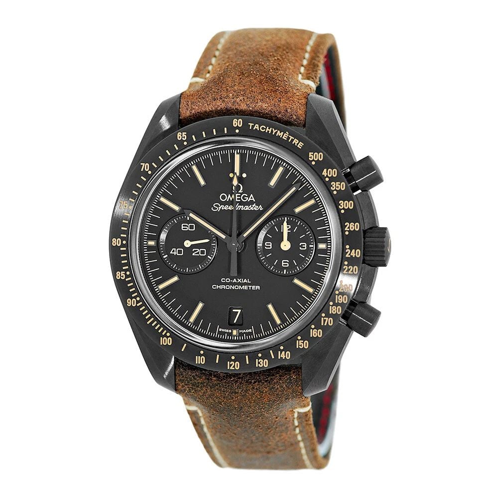 OMEGA BLACK CERAMIC 44MM SPEEDMASTER DARK SIDE OF THE MOON VINTAGE BLACK 2024: OMEGA BLACK CERAMIC 44MM SPEEDMASTER DARK SIDE OF THE MOON VINTAGE BLACK 2024 OMEGA Black Ceramic 44mm Omega Speedmaster Dark Side of the Moon "Vintage Black" Co-Axial Chronograph Gent's Black Ceramic