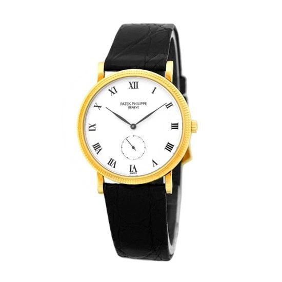 PATEK PHILIPPE 18K YELLOW GOLD 33MM CALATRAVA # 3919 BOX WARRANTY (1 of 2)