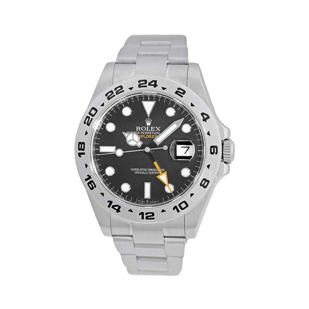 ROLEX STAINLESS STEEL 42MM EXPLORER II 216570 BLACK BOX WARRANTY 2023: ROLEX STAINLESS STEEL 42MM EXPLORER II 216570 BLACK BOX WARRANTY 2019 MINTY ROLEX Stainless Steel 42mm Explorer II 216570 Black Box Warranty Pre-Owned Gent's Stainless Steel 42mm Rolex "Explorer II" B