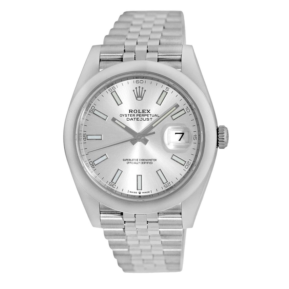 ROLEX STAINLESS STEEL 41MM DATEJUST 41 SILVER DIAL 126300 WARRANTY 2022 NEW: ROLEX STAINLESS STEEL 41MM DATEJUST 41 SILVER DIAL 126300 WARRANTY 2022 NEW ROLEX Stainless Steel 41mm Datejust 41 126300 Warranty 2022 NEW Gent's Stainless Steel 41mm Rolex "Datejust 41" # 126300 Box
