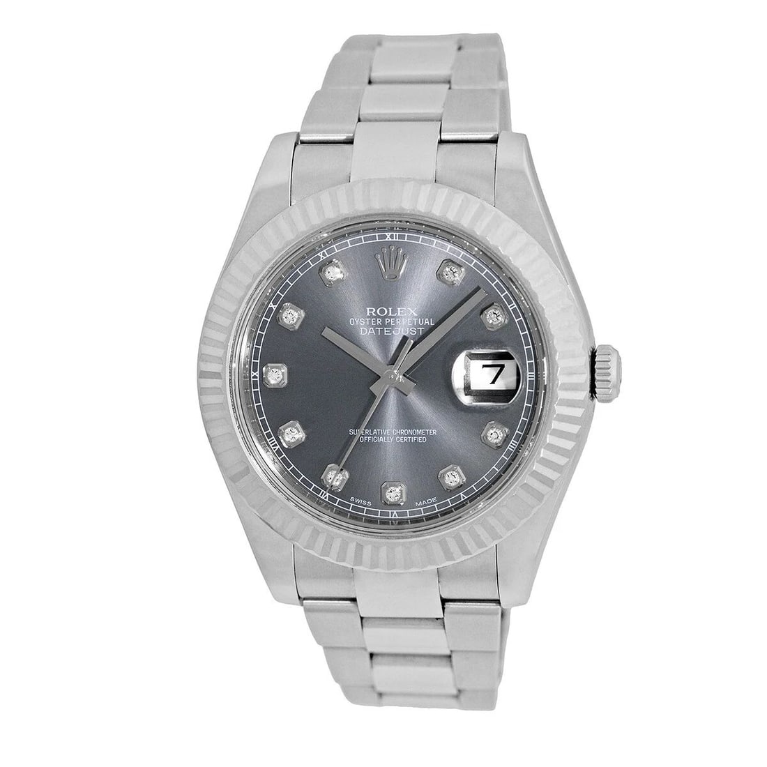 ROLEX STAINLESS STEEL 41MM ROLEX DATEJUST II 116334 WARRANTY BOX: Gent's Stainless Steel 41mm Rolex Datejust II 116334 Box Warranty Certified Pre-Owned Gent's Stainless Steel 41mm Rolex "Datejust II" Item #: CDC032206 BRAND Rolex Model: Datejust II Reference No: 116