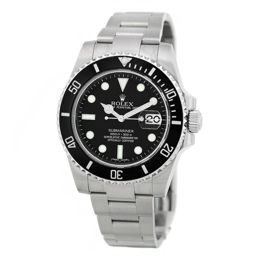 ROLEX STAINLESS STEEL 40MM SUBMARINER DATE 116610 BOX WARRANTY MINTY: ROLEX STAINLESS STEEL 40MM SUBMARINER DATE 116610 BOX WARRANTY MINTY ROLEX Stainless Steel 40mm Ceramic Submariner Date 116610 Box Warranty Pre-Owned Gent's Stainless Steel 40mm Rolex "Submariner" Dat