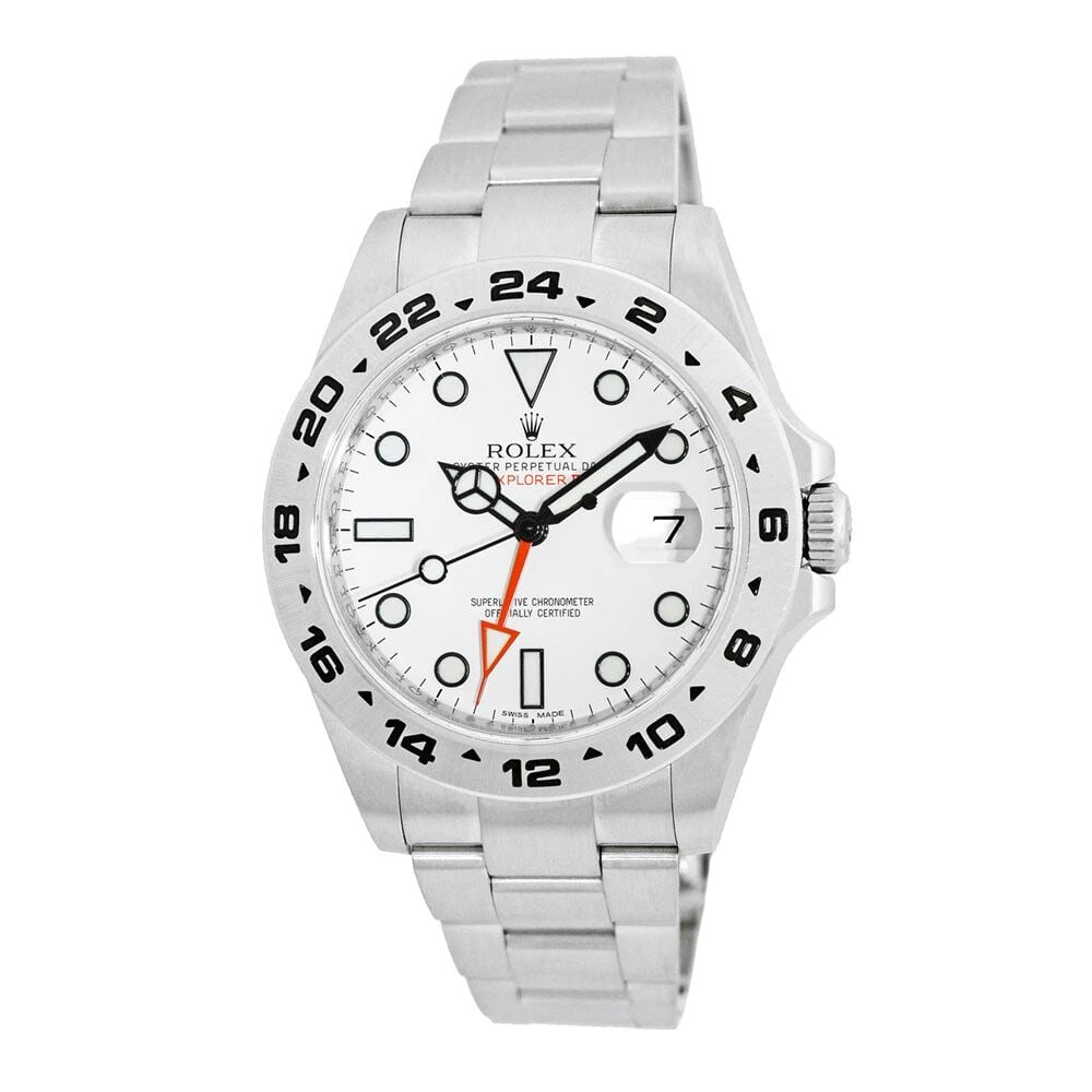 ROLEX STAINLESS STEEL 42MM EXPLORER II 216570 WARRANTY CARD MINTY 2017: ROLEX STAINLESS STEEL 42MM EXPLORER II 216570 WARRANTY CARD MINTY 2017 ROLEX Stainless Steel 42mm "Explorer II" # 216570 Box Warranty 2017 Pre-Owned Gent's Stainless Steel 42mm Rolex "Explorer II" Bra