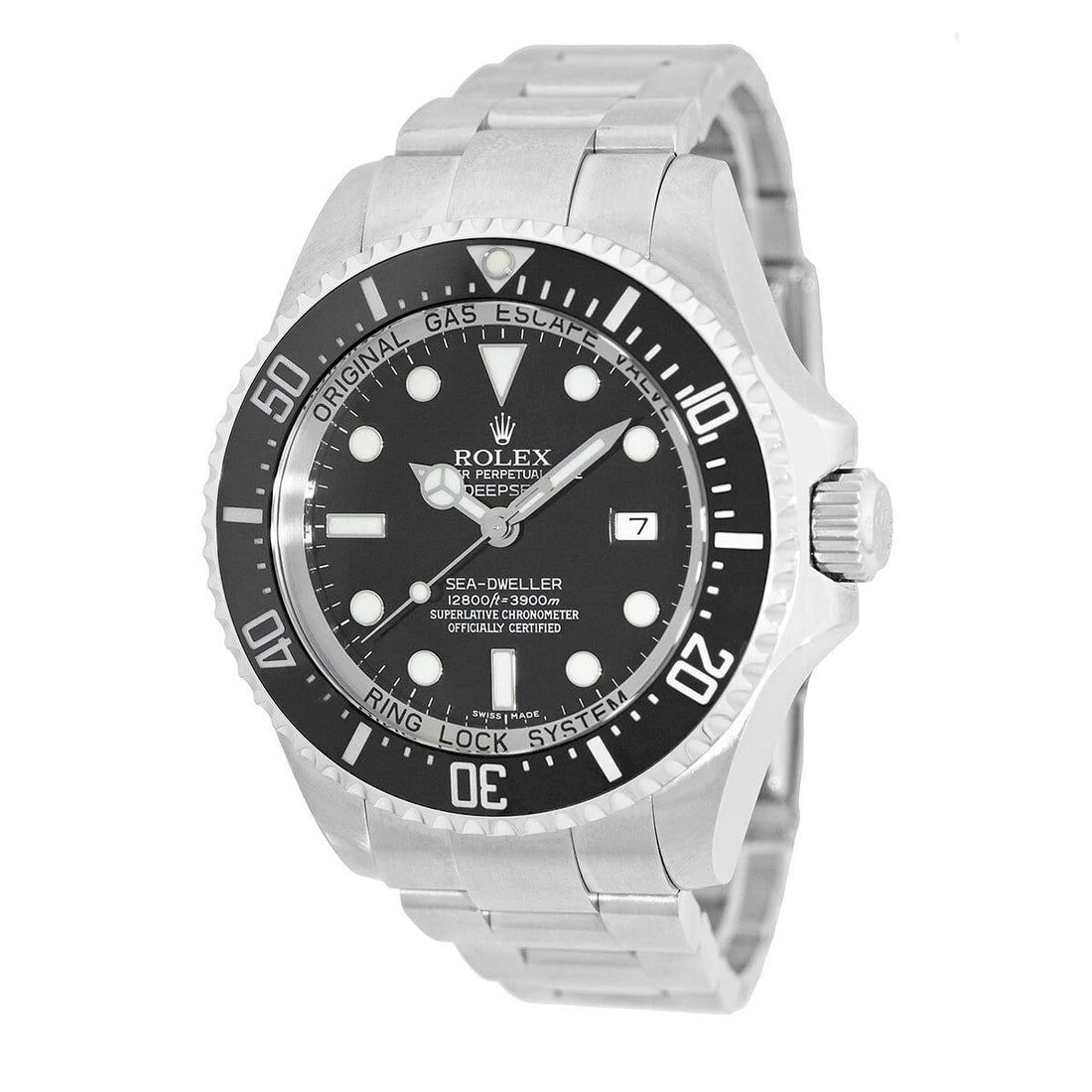 ROLEX STAINLESS STEEL 44MM DEEPSEA SEADWELLER 116660 BOX LIFETIME WARRANTY MINTY: ROLEX STAINLESS STEEL 44MM DEEPSEA SEADWELLER 116660 BOX LIFETIME WARRANTY MINTY ROLEX Stainless Steel 44mm DEEPSEA Sea-Dweller 116660 Box Warranty MINTY Pre-Owned Gent's Stainless Steel 44mm Rolex DE