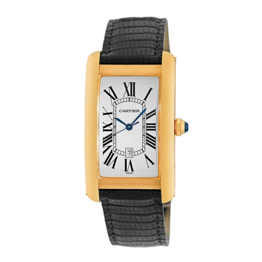 CARTIER MAN'S 18K YELLOW GOLD TANK AMERICAN W2603156 BOX LIFETIME WARRANTY MINTY: CARTIER MAN'S 18K YELLOW GOLD TANK AMERICAN W2603156 BOX LIFETIME WARRANTY MINTY CARTIER 18K Yellow Gold 28mm Tank Américaine W2603156 Box Warranty MINTY Gent's 18K Yellow Gold 27mm Cartier "Tank Am�