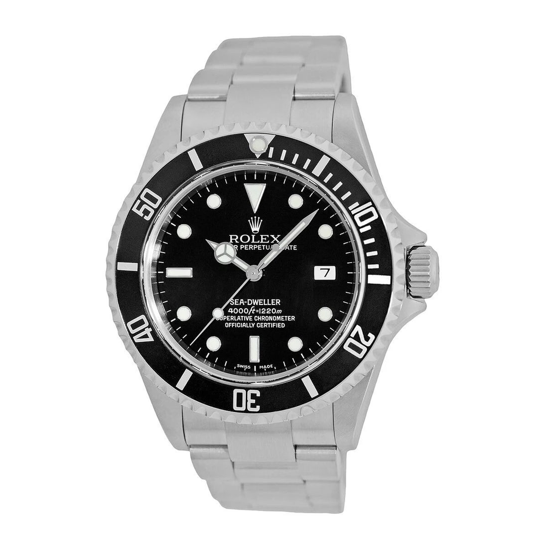 ROLEX STAINLESS STEEL 40MM SEA-DWELLER 16600 BOX LIFETIME WARRANTY 2004 MINTY: ROLEX STAINLESS STEEL 40MM SEA DWELLER 16600T BOX LIFETIME WARRANTY MINTY ROLEX Stainless Steel 40mm Sea - Dweller 16600T Box Warranty Pre-Owned Stainless Steel 40mm Rolex "Sea-Dweller" Brand: Rolex M