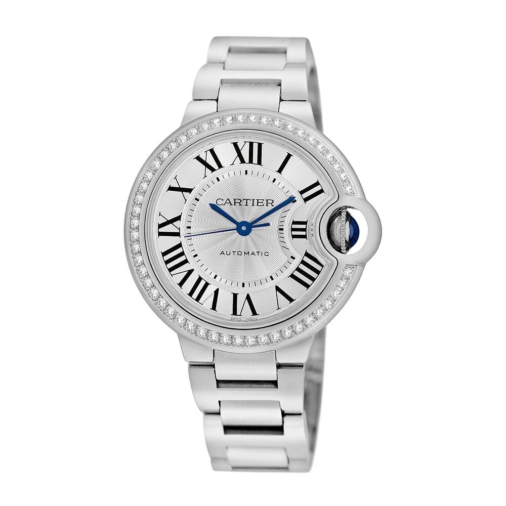 CARTIER STAINLESS STEEL 33MM BALLON BLEU DE CARTIER W4BB0023 BOX WARRANTY 2021 (1 of 2)