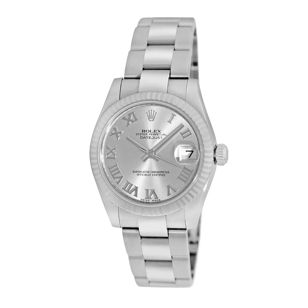 ROLEX MIDSIZE STAINLESS STEEL 31MM DATEJUST 178274 BOX WARRANTY: ROLEX MIDSIZE STAINLESS STEEL 31MM DATEJUST 178274 BOX WARRANTY ROLEX Midsize Stainless Steel 31mm Datejust 178274 Box Warranty Pre-Owned Stainless Steel 31mm Rolex Datejust Brand: Rolex Model: Dateju