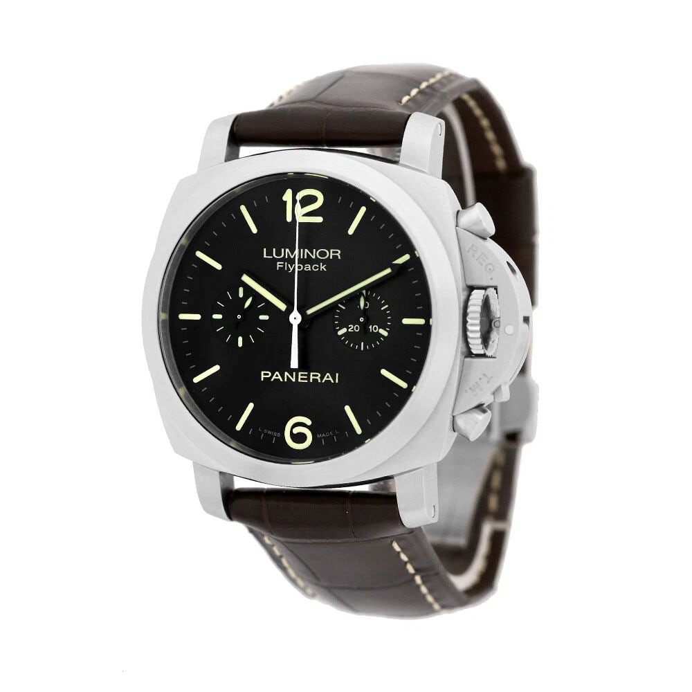 PANERAI STAINLESS STEEL 44MM LUMINOR 1950 FLYBACK PAM 361 WARRANTY BOX PERFECT: PANERAI STAINLESS STEEL 44MM LUMINOR 1950 FLYBACK PAM 361 WARRANTY BOX PERFECT PANERAI Stainless Steel 44mm PAM00361 Luminor 1950 Flyback Box Warranty Gent's Stainless Steel 44mm Panerai PAM 361 "Lumi