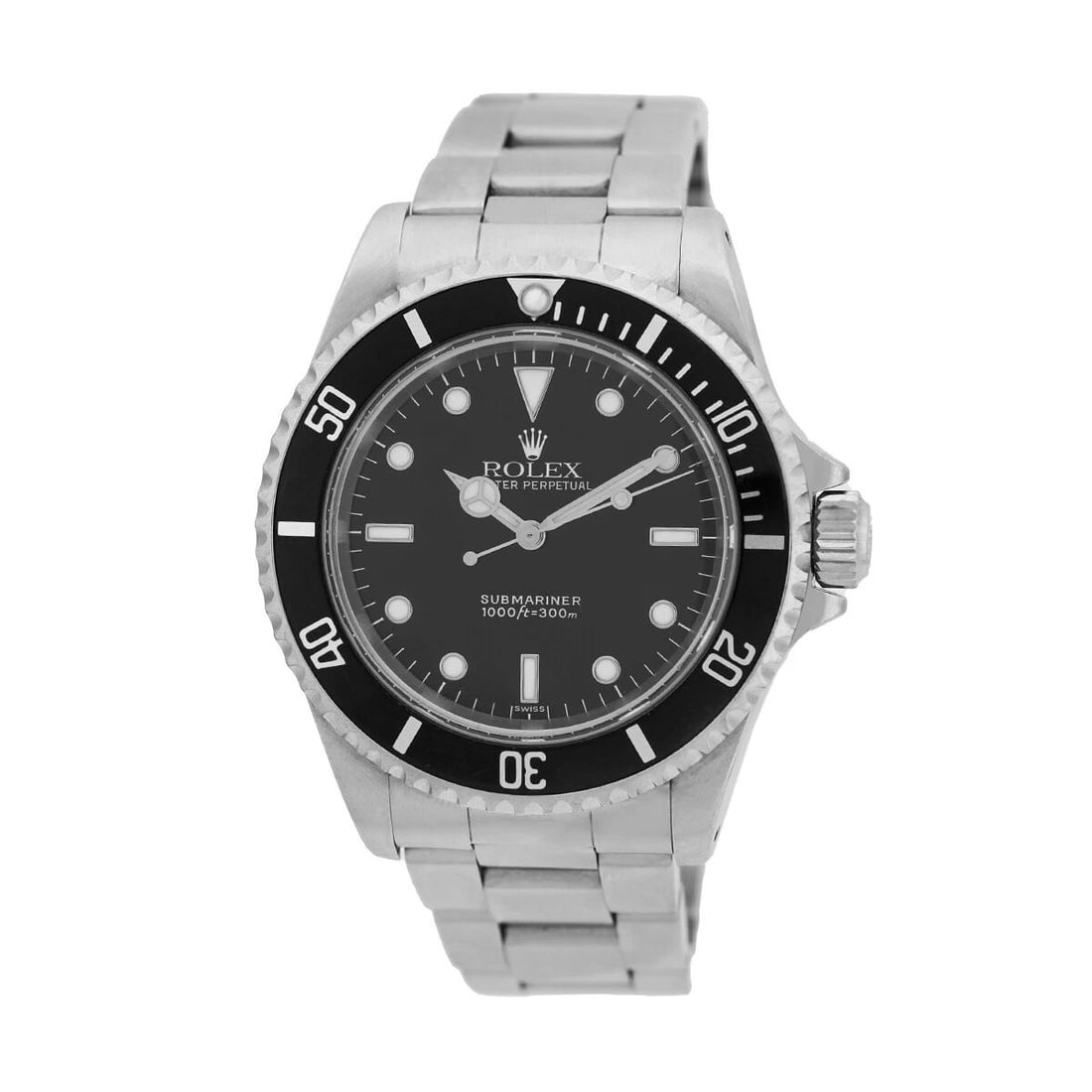 ROLEX STAINLESS STEEL 40MM SUBMARINER NON-DATE 14060 BOX WARRANTY MINTY (1 of 2)