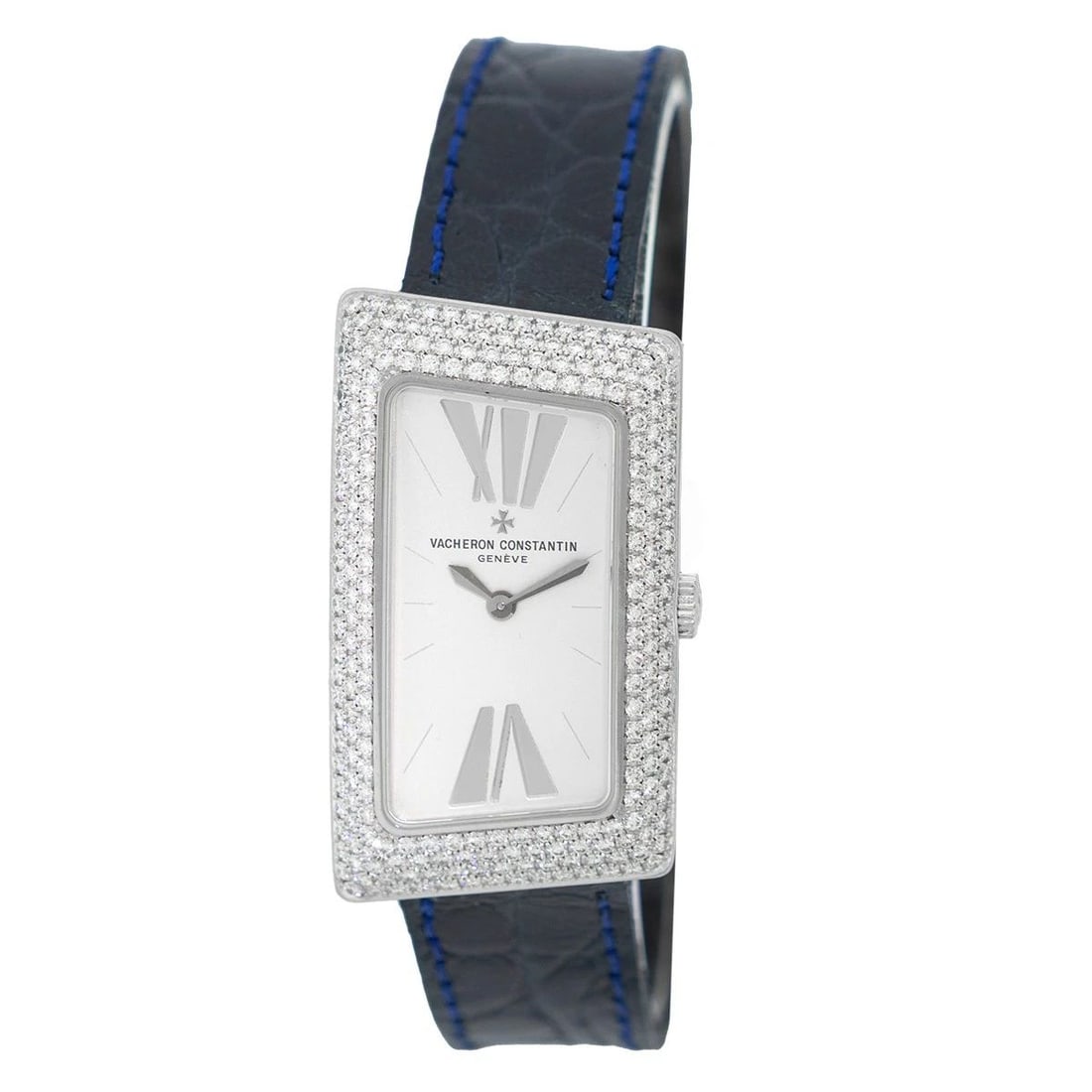 VACHERON CONSTANTIN 18K WHITE GOLD DIAMOND ASYMMETRIQUE 25515 G WARRANTY BOX (1 of 2)