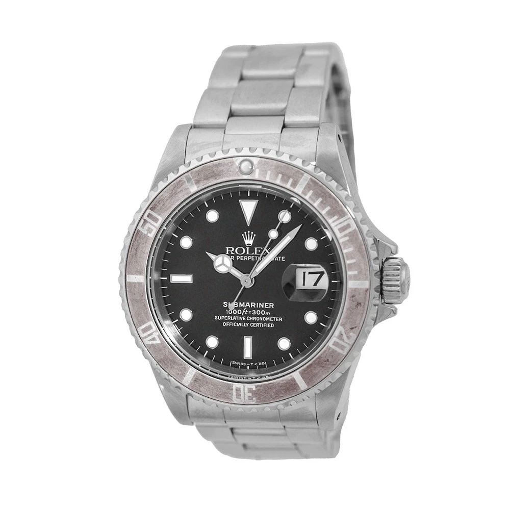 ROLEX STAINLESS STEEL 40MM SUBMARINER DATE 16610 BOX WARRANTY MINTY: ROLEX STAINLESS STEEL 40MM SUBMARINER DATE 16610 BOX WARRANTY MINTY BRAND: Rolex Model: Submariner Reference No: 16610 Case Measurements: Case Diameter: 40mm Case Thickness: 12.5mm Water Resistance: 3