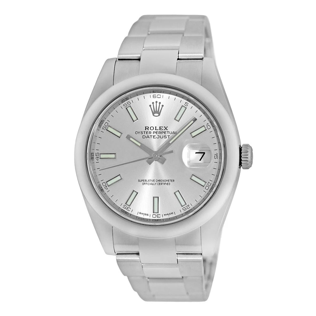 ROLEX STAINLESS STEEL 41MM DATEJUST 41 SILVER DIAL 126300 WARRANTY BOX MINTY: ROLEX STAINLESS STEEL 41MM DATEJUST 41 SILVER DIAL 126300 WARRANTY BOX MINTY BRAND: Rolex Model: Datejust 41 Reference No: 126300 Gender: Gent’s Movement: Handmade Swiss Chronometer Certified (COSC)