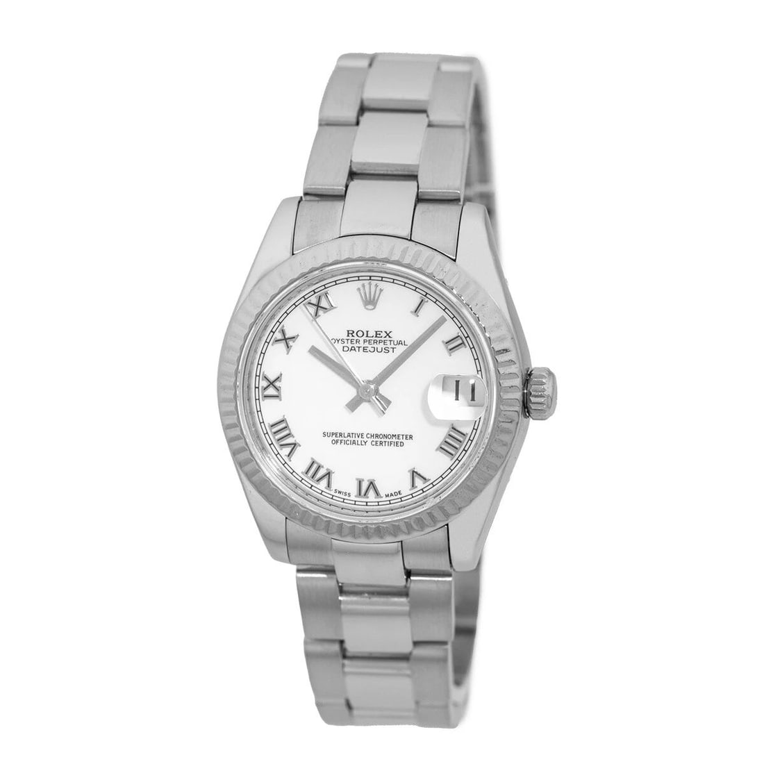 ROLEX MIDSIZE STAINLESS STEEL 31MM DATEJUST W/G 178274 BOX WARRANTY 2010 (1 of 2)