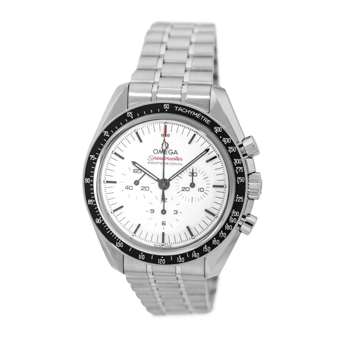 OMEGA STAINLESS STEEL 42MM WHITE SPEEDMASTER MOONWATCH 310.30.42.50.04.001 2025: OMEGA STAINLESS STEEL 42MM WHITE SPEEDMASTER MOONWATCH 310.30.42.50.04.001 2024 OMEGA Stainless Steel 42mm White Speedmaster "Moonwatch Professional" Unworn Gent's Stainless Steel 42mm Omega Speedmast