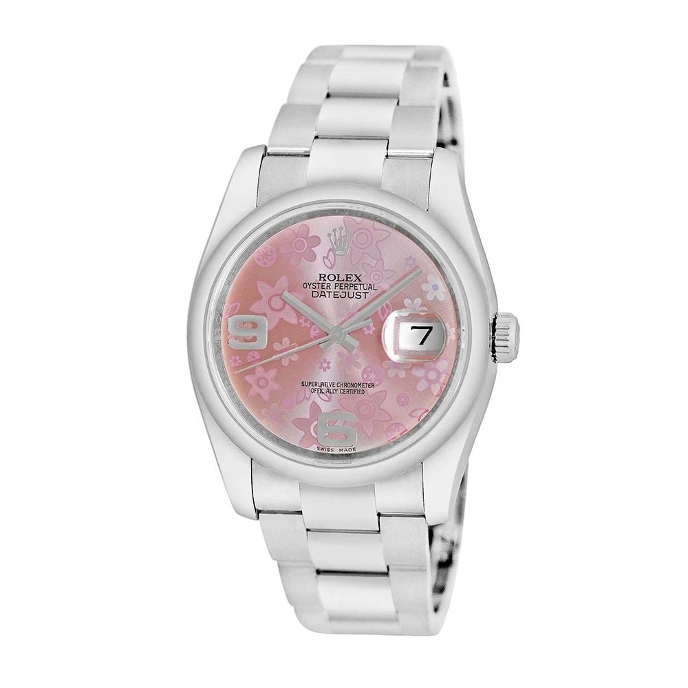 ROLEX STAINLESS STEEL 36MM DATEJUST 116200 BOX WARRANTY 2015: ROLEX STAINLESS STEEL 36MM DATEJUST 116200 BOX WARRANTY 2015 BRAND: Rolex Model: Datejust Reference No: 116200 Gender: Gent's Movement: Handmade Swiss Chronometer Certified (COSC) Automatic Movement(C
