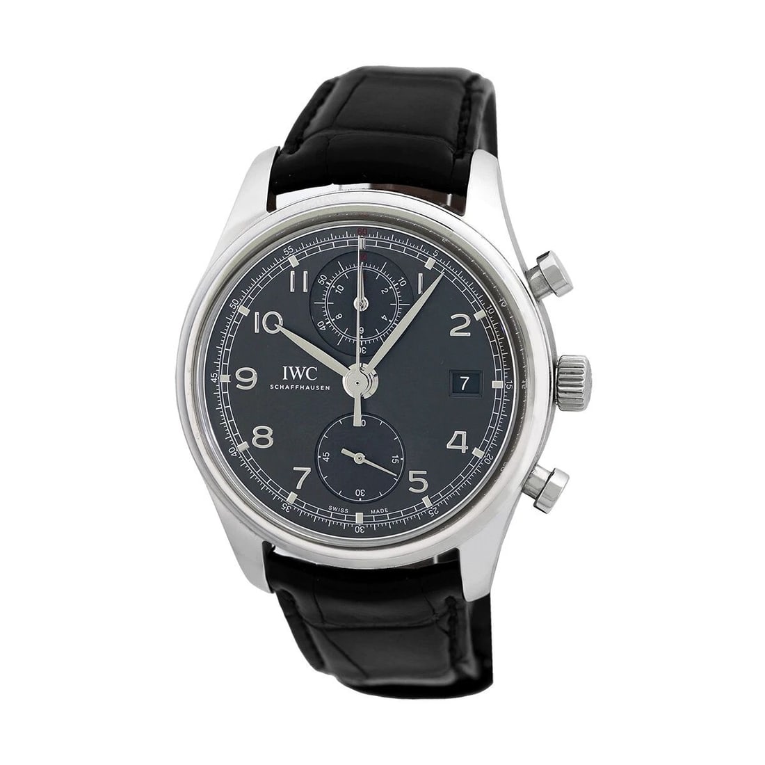 IWC STAINLESS STEEL PORTUGUESE 3904 CHRONOGRAPH IW390404 BOX 2015WARRANTY MINTY: IWC STAINLESS STEEL PORTUGUESE 3904 CHRONOGRAPH IW390404 BOX 2015WARRANTY MINTY IWC Stainless Steel "Portuguese" Classic Chronograph IW390404 Box Warranty MINTY Gent's Stainless Steel IWC "Portuguese"