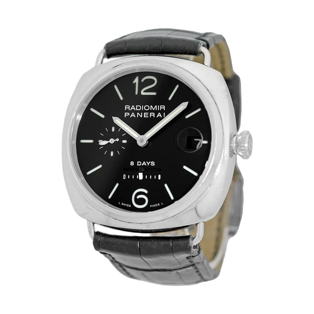PANERAI STAINLESS STEEL 45MM RADIOMIR 8 DAYS POWER RESERVE PAM 268 BOX WARRANTY: PANERAI STAINLESS STEEL 45MM RADIOMIR 8 DAYS POWER RESERVE PAM 268 BOX WARRANTY PANERAI 45mm Stainless Steel Radiomir 8 Days Power Reserve PAM 268 Box Warranty Gent's Stainless Steel 45mm Panerai PAM 