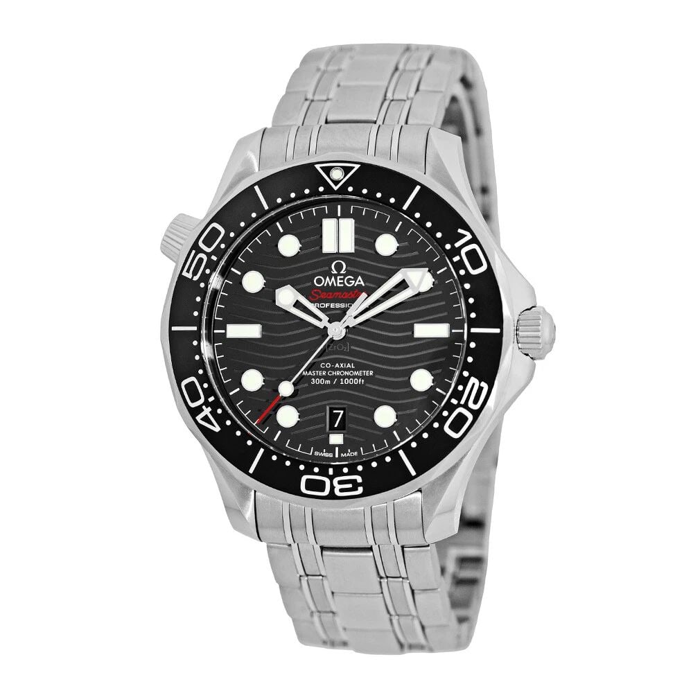 OMEGA STAINLESS STEEL 42MM SEAMASTER PROFESSIONAL DIVER 300M 210.30.42.20.01.001: OMEGA STAINLESS STEEL 42MM SEAMASTER PROFESSIONAL DIVER 300M 210.30.42.20.01.001 OMEGA Stainless Steel 42mm Seamaster Professional Diver 300m Co-Axial 210.30.42.20.01.001 NEW Gent's Stainless Steel 42