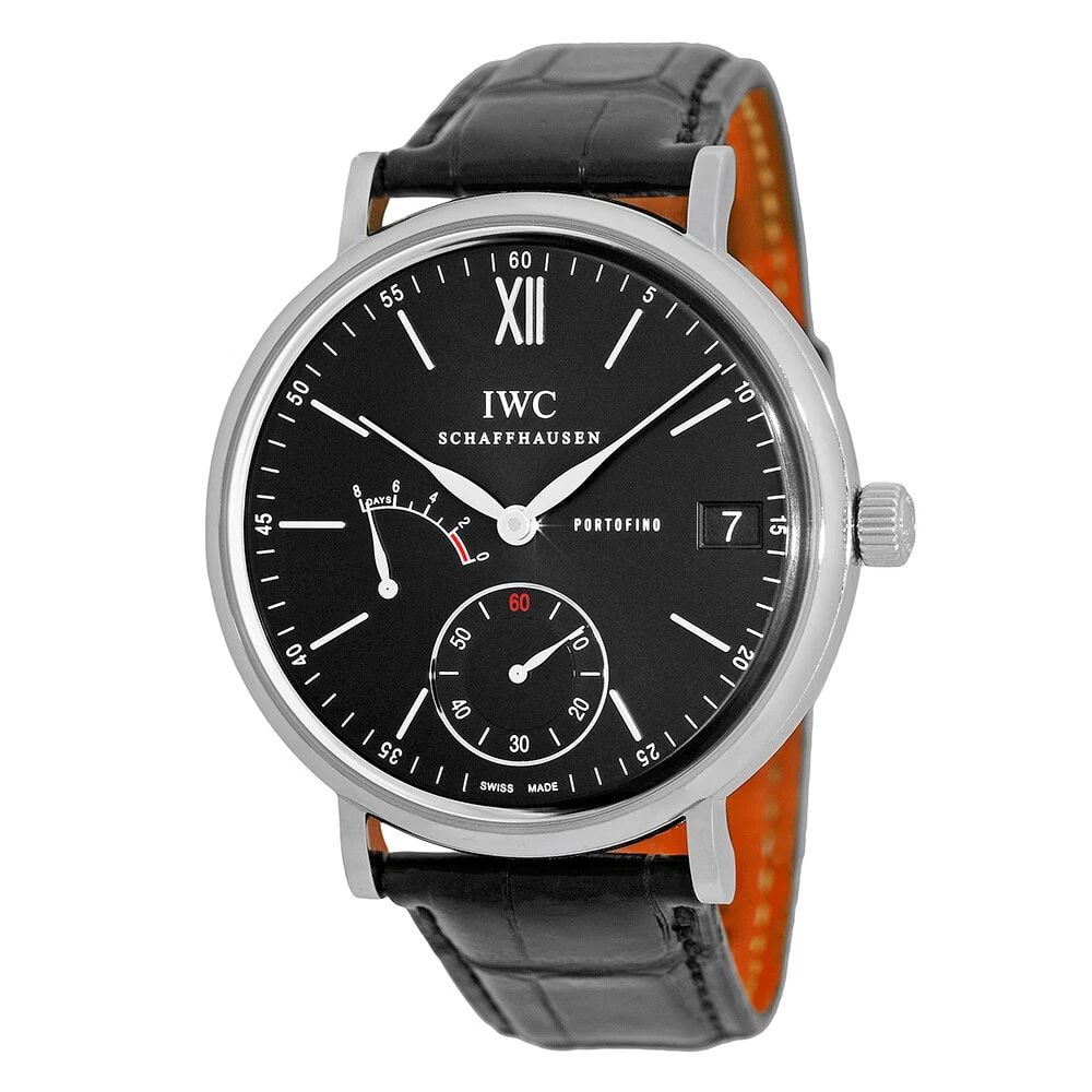 IWC STAINLESS STEEL 45MM PORTOFINO 8 DAYS POWER RESERVE # 5101 BOX WARRANTY: IWC STAINLESS STEEL 45MM PORTOFINO 8 DAYS POWER RESERVE # 5101 BOX WARRANTY IWC Stainless Steel 45mm Portofino 8 Days Power Reserve # 5101 Gent's Stainless Steel 45mm IWC "Portofino 8 Days" Manual-win