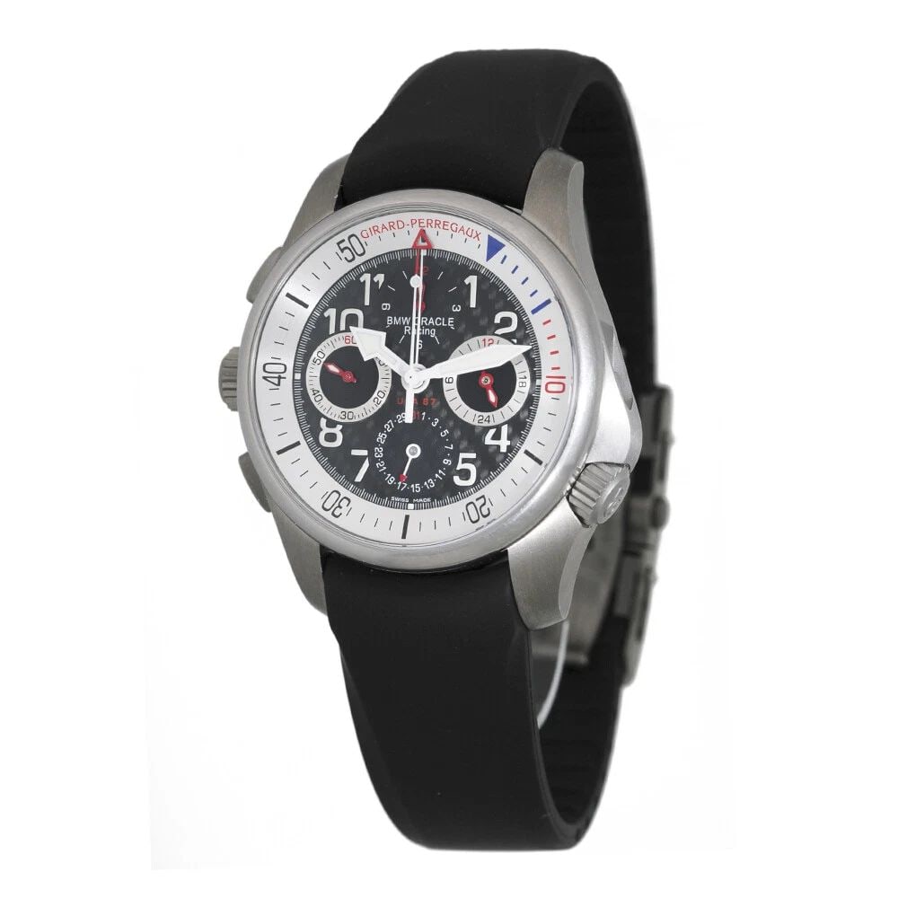 GIRARD PERREGAUX TITANIUM 43MM R & D BMW ORACLE 49930-21 CHRONOGRAPH UNWORN (1 of 2)