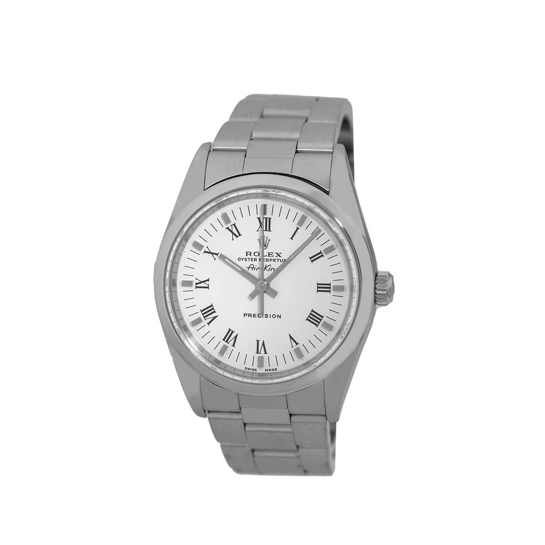 ROLEX STAINLESS STEEL 34MM ROLEX AIR KING 14000 LIFETIME WARRANTY BOX MINTY: ROLEX STAINLESS STEEL 34MM ROLEX AIRKING 14000 LIFETIME WARRANTY BOX MINTY ROLEX Stainless Steel 34mm Rolex Air-King 14000M Warranty Box MINTY Pre-Owned Gent's Stainless Steel 34mm Rolex Oyster Perpet