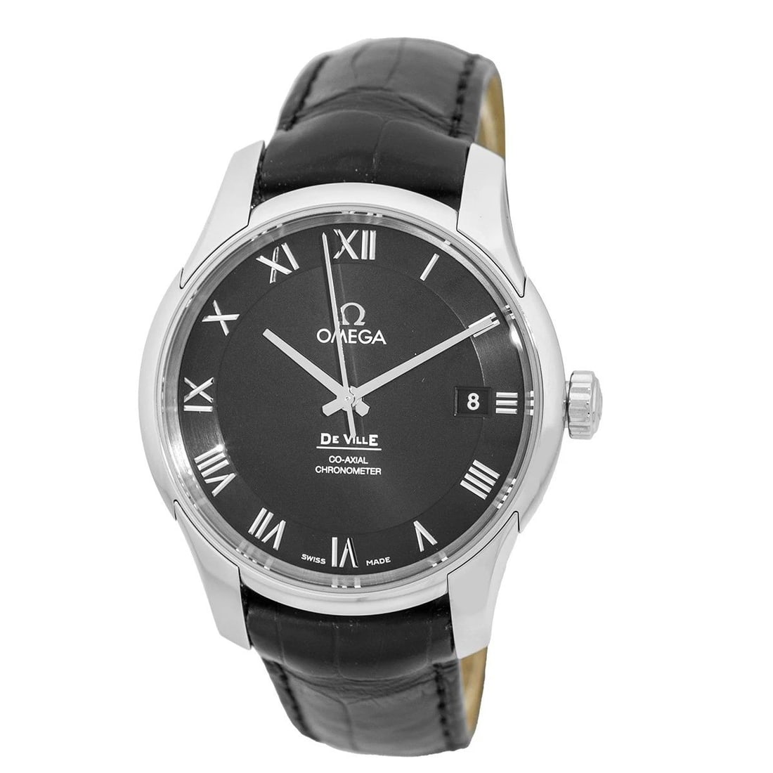 OMEGA STAINLESS STEEL 41MM DE VILLE 431.13.41.21.01.001BOX WARRANTY: OMEGA STAINLESS STEEL 41MM DE VILLE 431.13.41.21.01.001BOX WARRANTY BRAND: Omega Model: De Ville Reference No: 431.13.41.21.01.001 Gender: Gents Movement: Handmade Swiss Co-Axial Chronometer Automatic