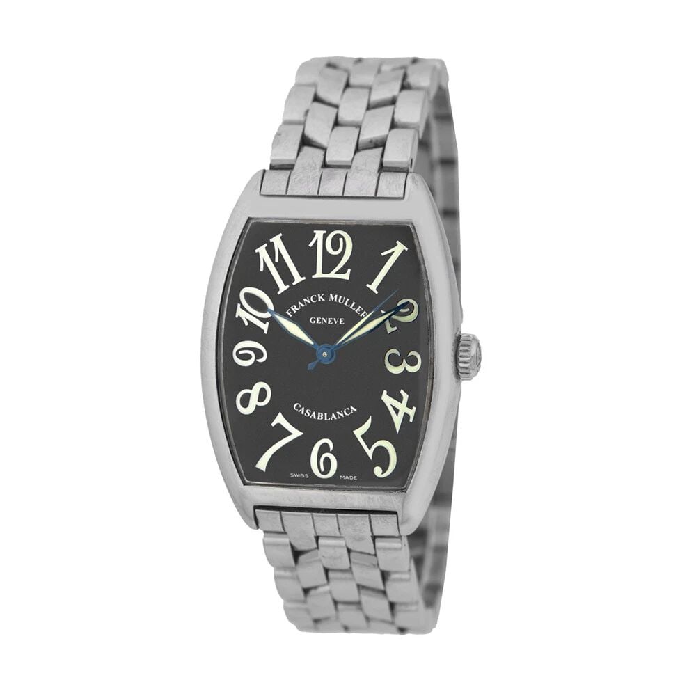 FRANCK MULLER MEDIUM STAINLESS STEEL 31MM CASABLANCA BOX WARRANTY MINTY (1 of 2)