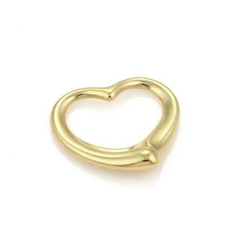 TIFFANY & CO. PERETTI 18K YELLOW GOLD MEDIUM OPEN HEART PENDANT: TIFFANY & CO. PERETTI 18K YELLOW GOLD MEDIUM OPEN HEART PENDANT Tiffany & Co. Peretti 18k Yellow Gold Medium Open Heart Pendant Description This lovely authentic pendant is from Tiffany & Co. by Elsa 