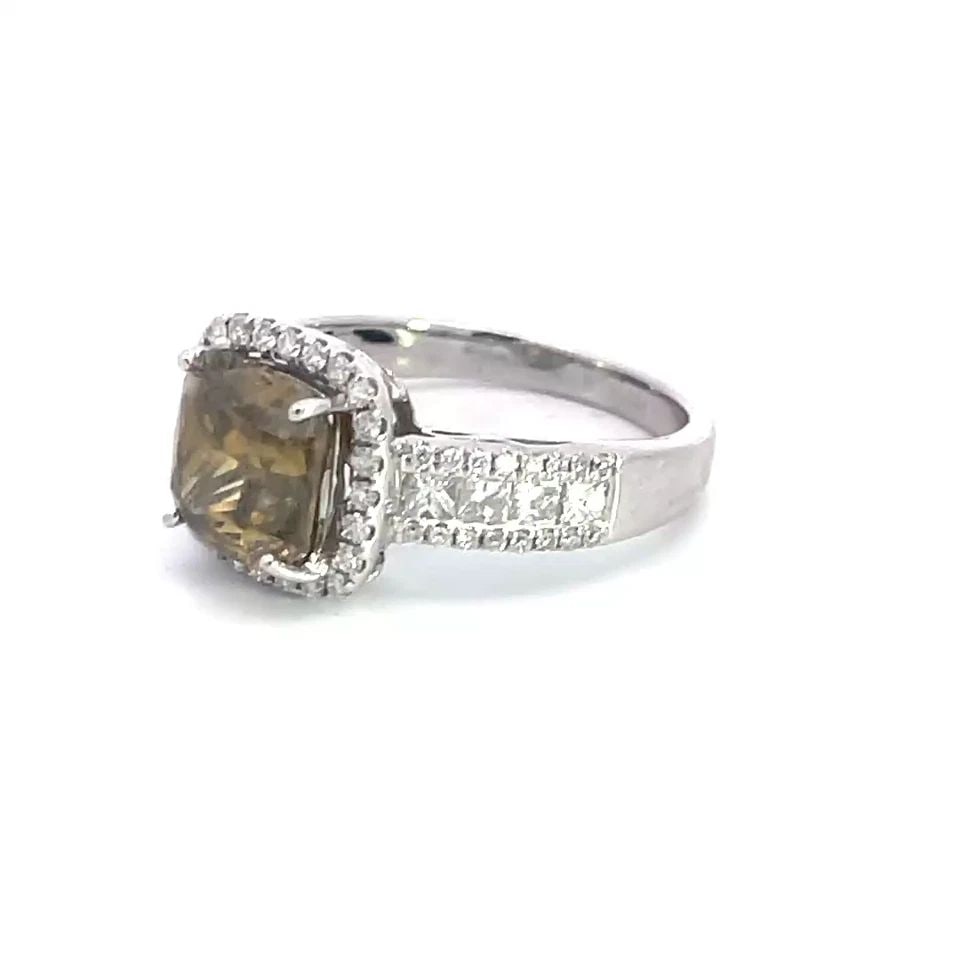 NATURAL FANCY DIAMOND RING GREENISH YELLOW 14K GOLD HALO ENGAGEMENT GIA: NATURAL FANCY DIAMOND RING GREENISH YELLOW 14K GOLD HALO ENGAGEMENT GIA NATURAL FANCY DIAMOND RING GREENISH YELLOW 14K GOLD HALO ENGAGEMENT GIA This is a stunning engagement ring, it is crafted from 1