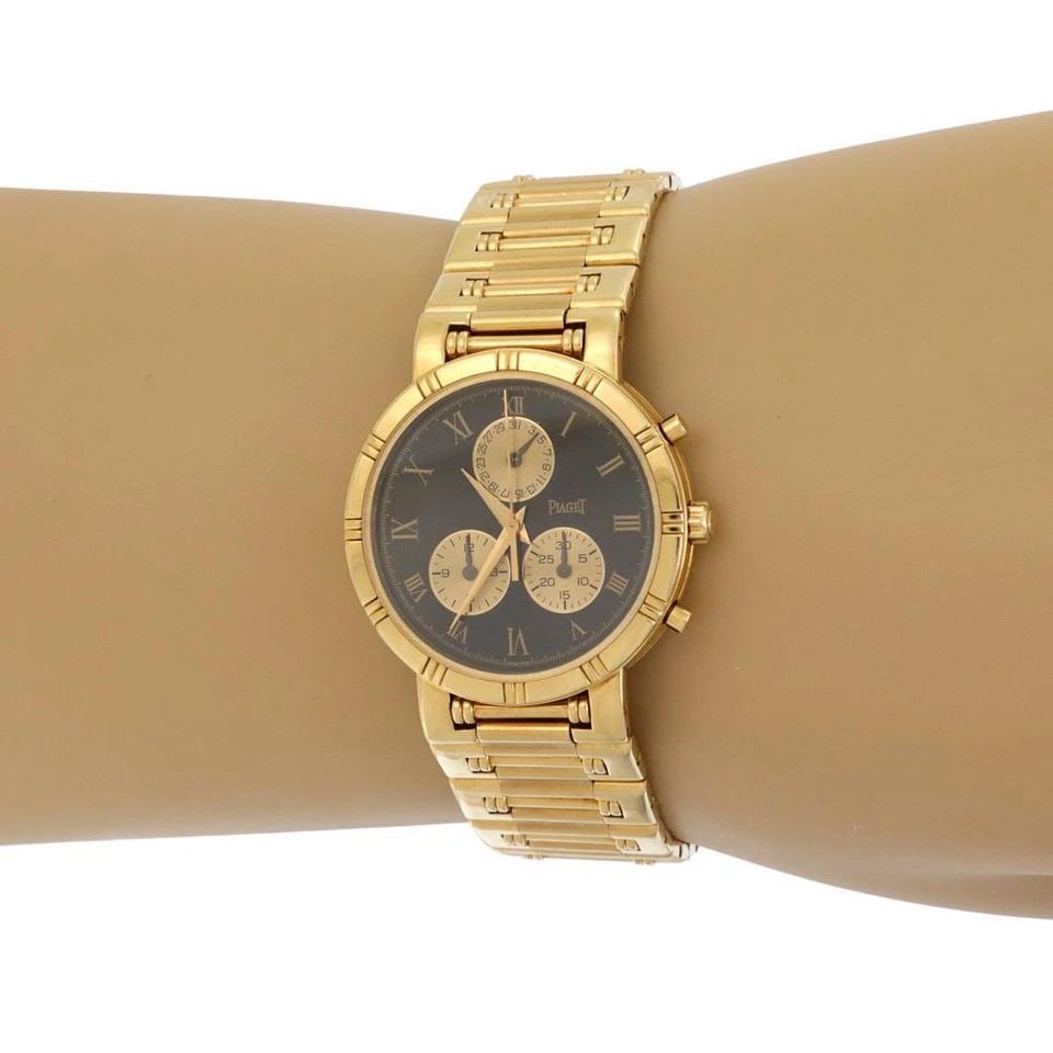 PIAGET HAUTE COMPLICATION 18K YELLOW GOLD CHRONOGRAPH MEN'S WATCH #14023: PIAGET HAUTE COMPLICATION 18K YELLOW GOLD CHRONOGRAPH MEN'S WATCH #14023 PIAGET HAUTE COMPLICATION 18K YELLOW GOLD CHRONOGRAPH MEN'S WATCH #14023 Piaget Haute Complication 18k Yellow Gold Chronograph 