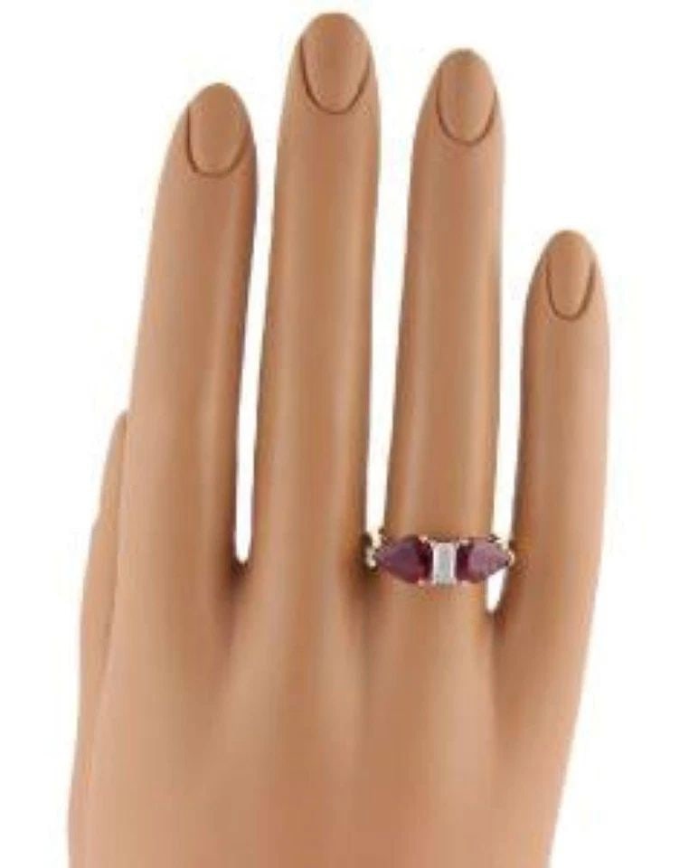 H.T. STUART 2.92CT DIAMOND & RUBY 3 STONE PLATINUM 18K GOLD RING GIA CERT: H.T. STUART 2.92CT DIAMOND & RUBY 3 STONE PLATINUM 18K GOLD RING GIA CERT H.T. STUART 2.92CT DIAMOND & RUBY 3 STONE PLATINUM 18K GOLD RING GIA CERT H.T. Stuart 2.92ct Diamond & Ruby 3 Stone Platinum 1