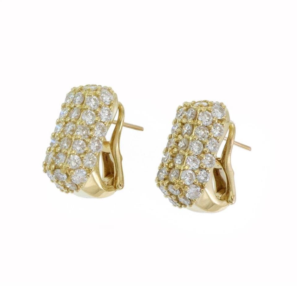 JOSE HESS 5.5CT DIAMOND 18K YELLOW GOLD LONG HUGGIE EARRINGS: JOSE HESS 5.5CT DIAMOND 18K YELLOW GOLD LONG HUGGIE EARRINGS JOSE HESS 5.5CT DIAMOND 18K YELLOW GOLD LONG HUGGIE EARRINGS Jose Hess 5.5ct Diamond 18k Yellow Gold Long Huggie Earrings Description This 