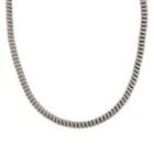 CHIAMPESAN SAPPHIRE 18K WHITE GOLD FANCY LINK NECKLACE (1 of 1)