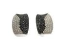 DIAMOND GOLD EARRINGS 14KT WHITE CONCAVE STYLE HUGGIES: DIAMOND GOLD EARRINGS 14KT WHITE CONCAVE STYLE HUGGIES DIAMOND GOLD EARRINGS 14KT WHITE CONCAVE STYLE HUGGIES These Diamond Gold Earrings are a stylish choice for those looking for a unique and elegan