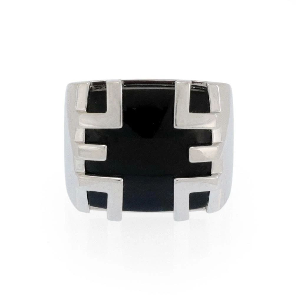 CARTIER RING LE BAISER DU DRAGON ONYX 18K WHITE GOLD SIZE 52 US 6: CARTIER RING LE BAISER DU DRAGON ONYX 18K WHITE GOLD SIZE 52 US 6 CARTIER RING LE BAISER DU DRAGON ONYX 18K WHITE GOLD SIZE 52 US 6 The Cartier Ring Le Baiser du Dragon is a stunning piece of fine jew